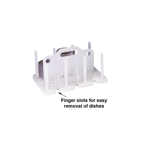 Petri Dish Rack, Autoclavable